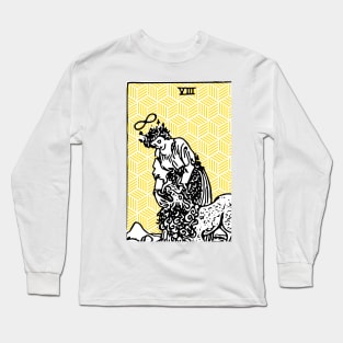 The Strength - A Geometric Tarot Print Long Sleeve T-Shirt